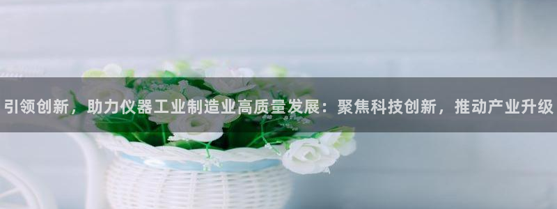 欧星娱乐网址无脑赚：引领创新，助力仪器工业制造业高质量发展：