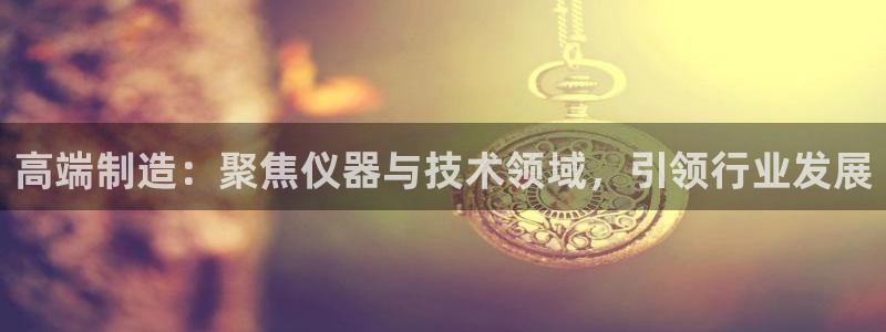 武汉欧汇星娱乐有限公司：高端制造：聚焦仪器与技术领域，引领行