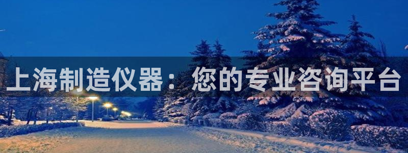 星欧娱乐最近怎么了：上海制造仪器：您的专业咨询平台