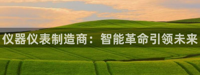 星辉娱乐进入欧联杯了吗：仪器仪表制造商：智能革命引领未来