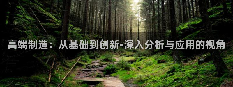 欧米星创文化娱乐：高端制造：从基础到创新-深入分析与应用的视