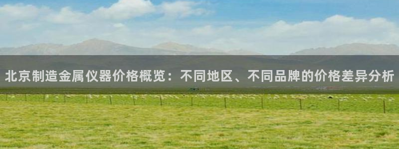 欧星娱乐平台是黑的吗：北京制造金属仪器价格概览：不同地区、不